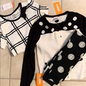 Gymboree outfit - leggings, tee & cardigan 5
